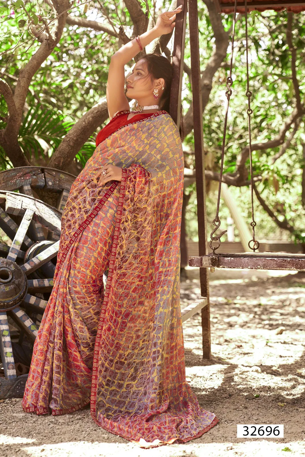 Masha Vol 2 By Vallabhi Georgette Printed Daily Wear Saree Suppliers In India